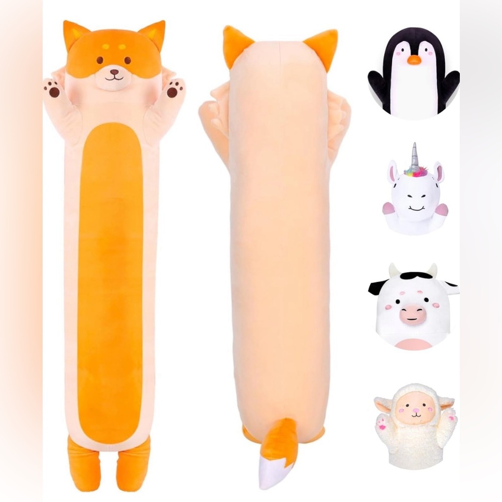 Cuddle Paws Plush Fox Pillow